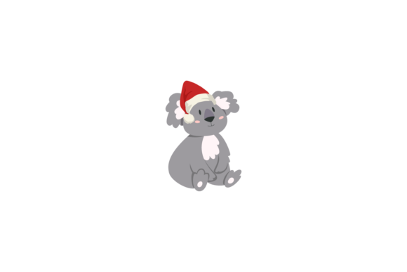 Animals Koala Wearing Christmas Hats Illustration Review