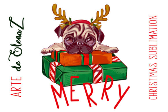 Christmas Dogs, Animals Clipart for Festive Branding
