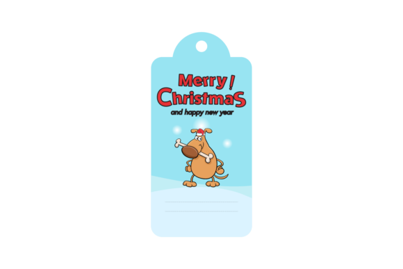Christmas Labels Animal Dog Svg for Festive Crafting