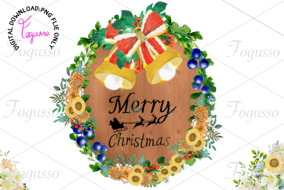 Christmas Ornament Wreath Illustration for Content Publishing