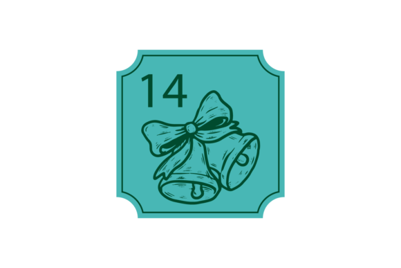 Christmas Stickers Bell Svg for Blog and Website Design