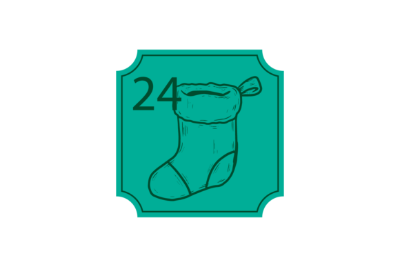 Christmas Stickers Socks Svg Illustrations for Branding