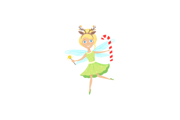 Little Fairies Christmas Gifts Svg for Branding and Packaging