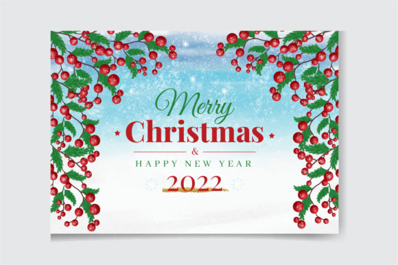 Watercolor Christmas Celebration Illustrations